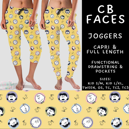 Batch #601 - Cool Characters 19 - Closes 10/21 - ETA mid Dec - CB Faces Full and Capri Length Joggers