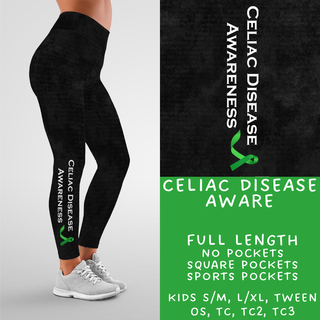 Ready To Ship - Celiac Disease Aware Leggings