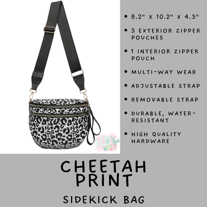 Batch #577 - Sidekick Bag - Closes 8/28 - ETA early/mid October - Cheetah Print Sidekick Bag