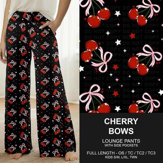 B267 - Preorder Cherry Bows Lounge Pants (Closes 12/21. ETA late Feb.)