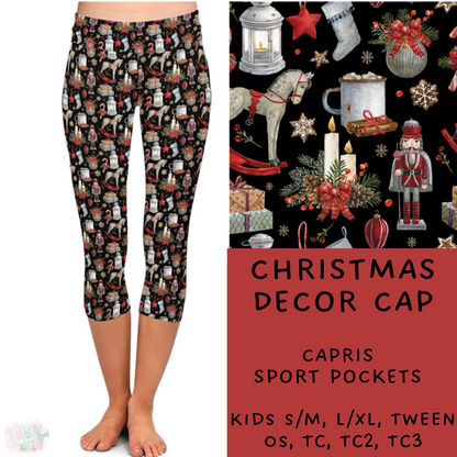 Ready To Ship - Christmas Decor Leggings & Capris