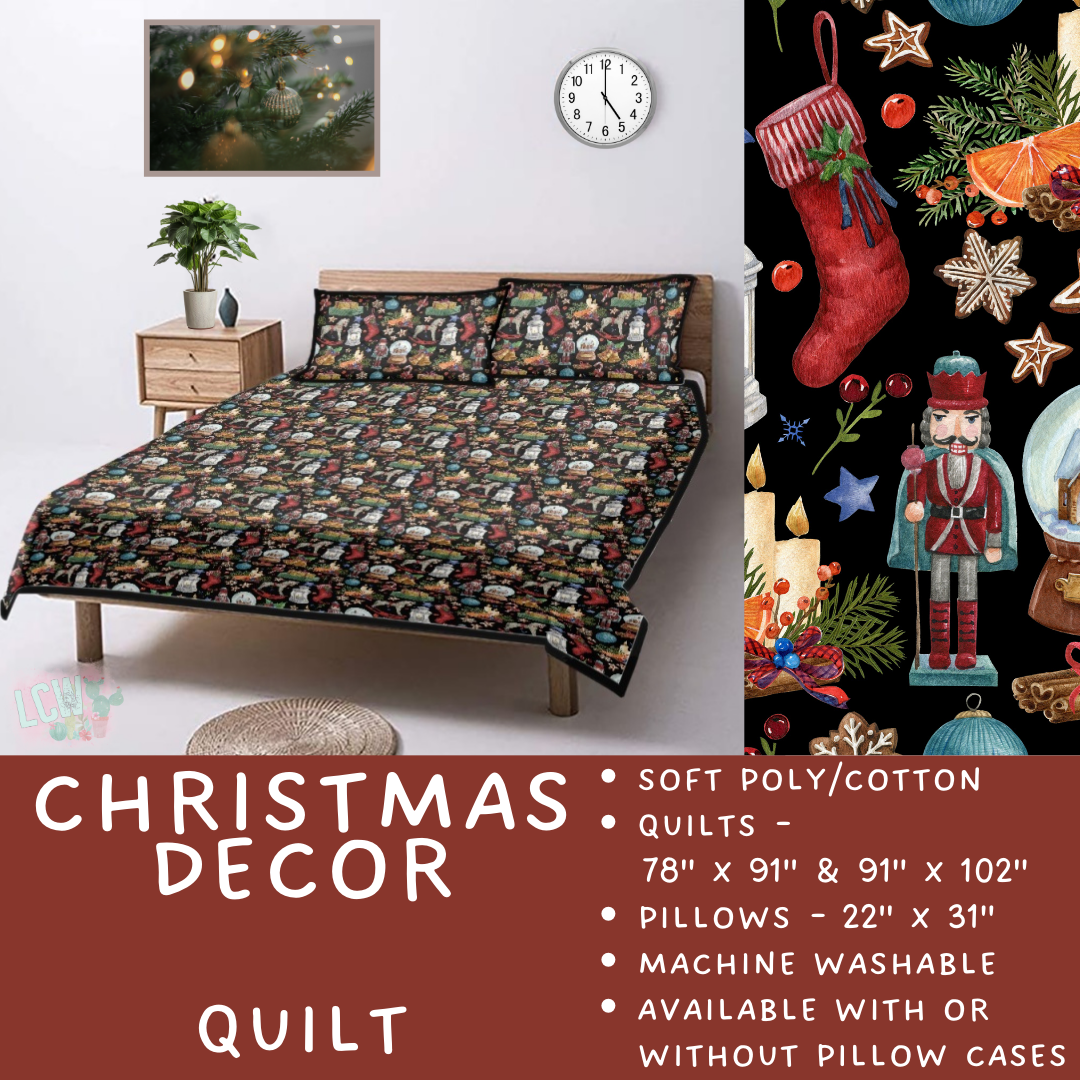 Batch  #410 - Cozy Quilts - Closes 9/10 - ETA late October - Christmas Decor Quilt