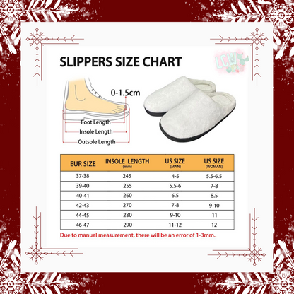 Batch #221 - Comfy Christmas Slippers - Closes 10/23 - ETA early Dec - Christmas Train Slippers