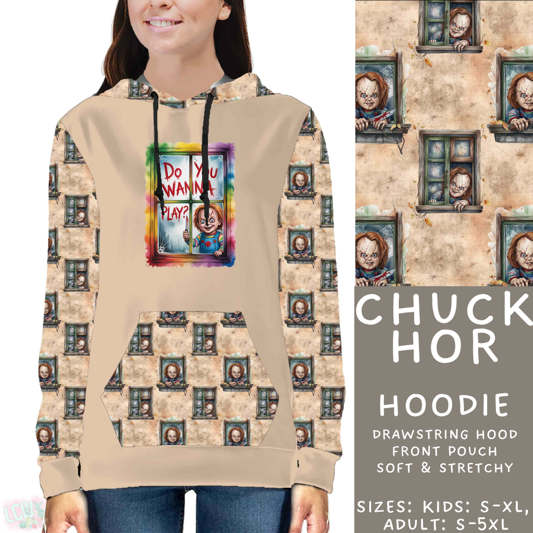 Batch #571 - Horror Windows - Closes 8/17 - ETA mid Oct - Chuck Hor Hoodie