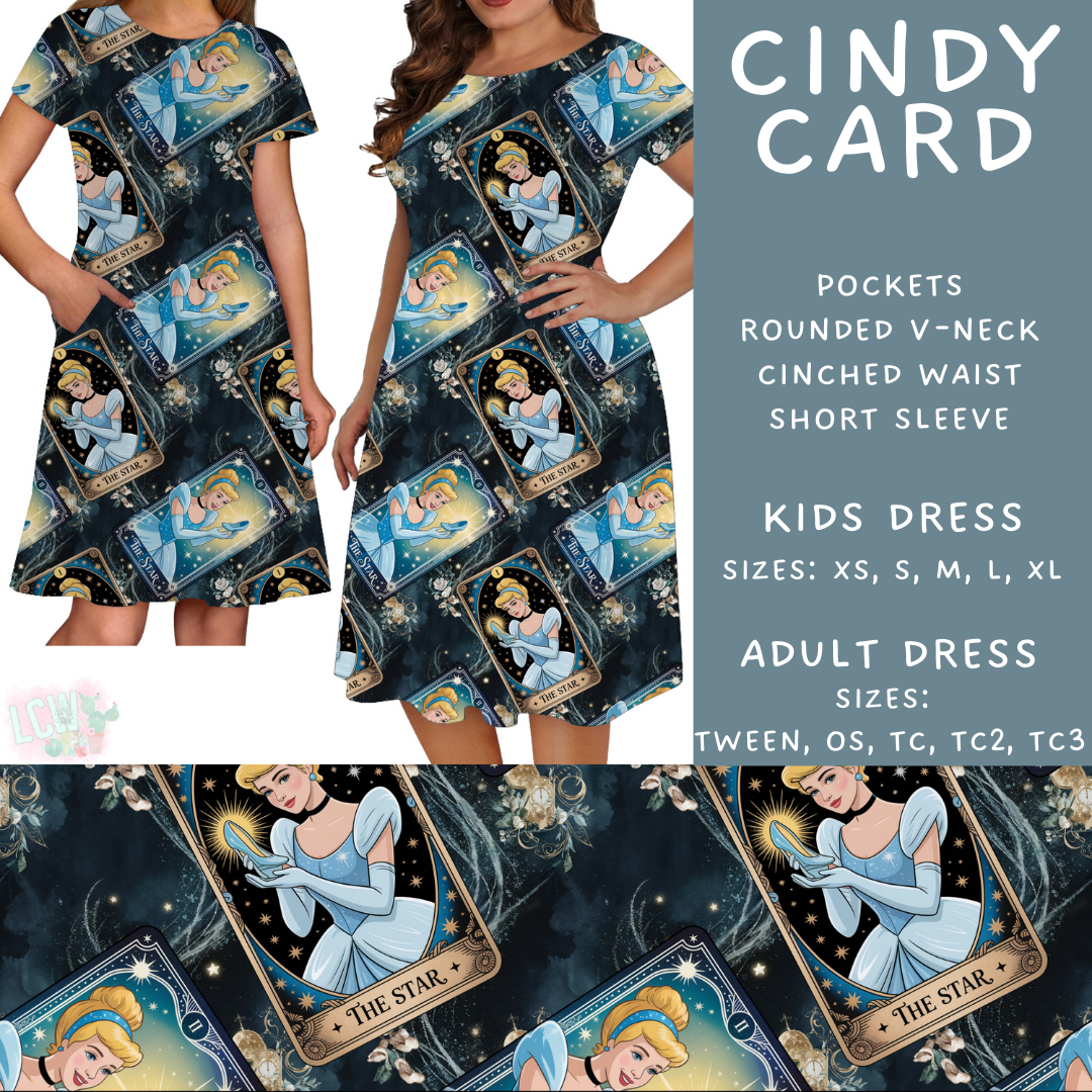 Batch #474 - Princess Tarot - Closes 1/12 - ETA early/mid March - Cindy Card Adult & Kids Dresses