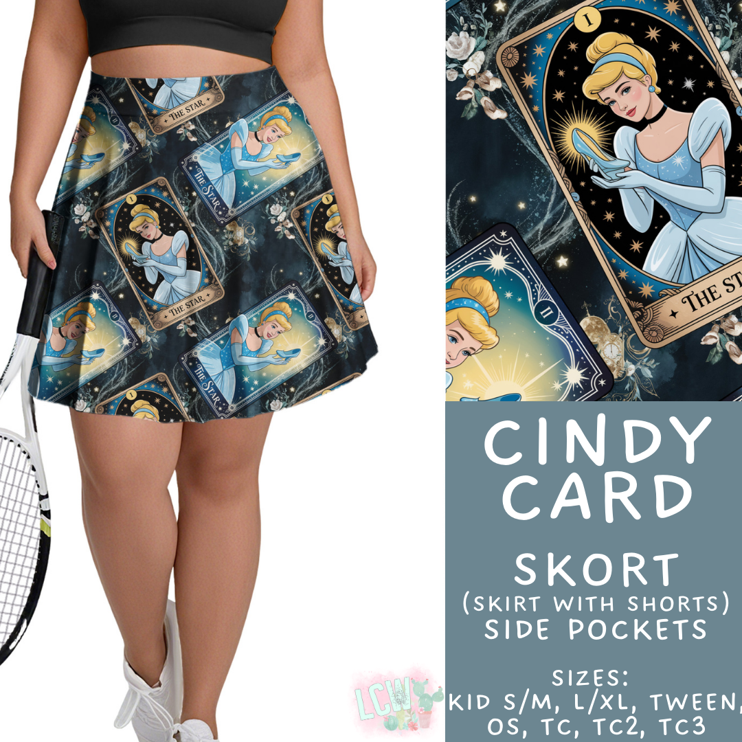 Batch #474 - Princess Tarot - Closes 1/12 - ETA early/mid March - Cindy Card Skort