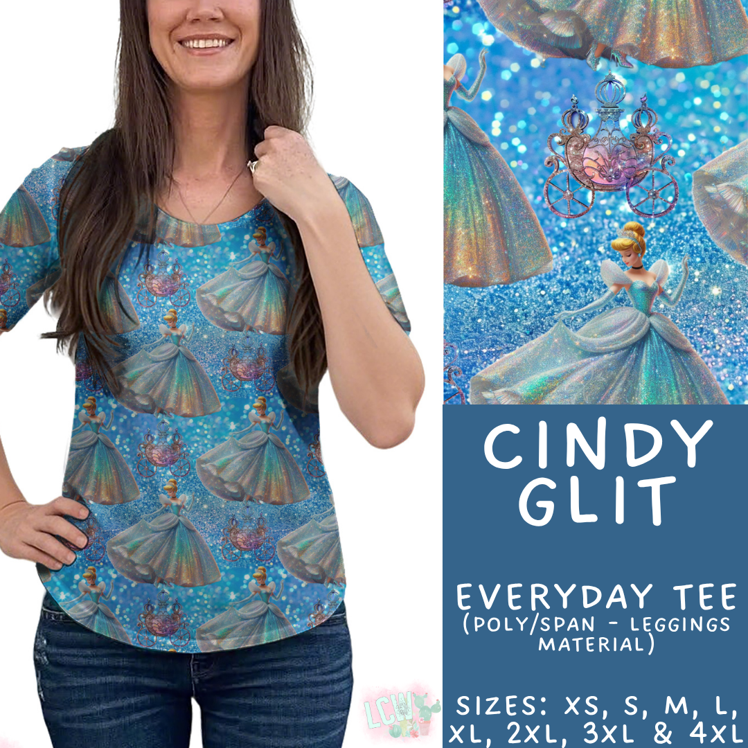 Batch #557 - Princess Glitter - Closes 7/17 - ETA mid Sept - Cindy Glit Everyday Tank & Tee