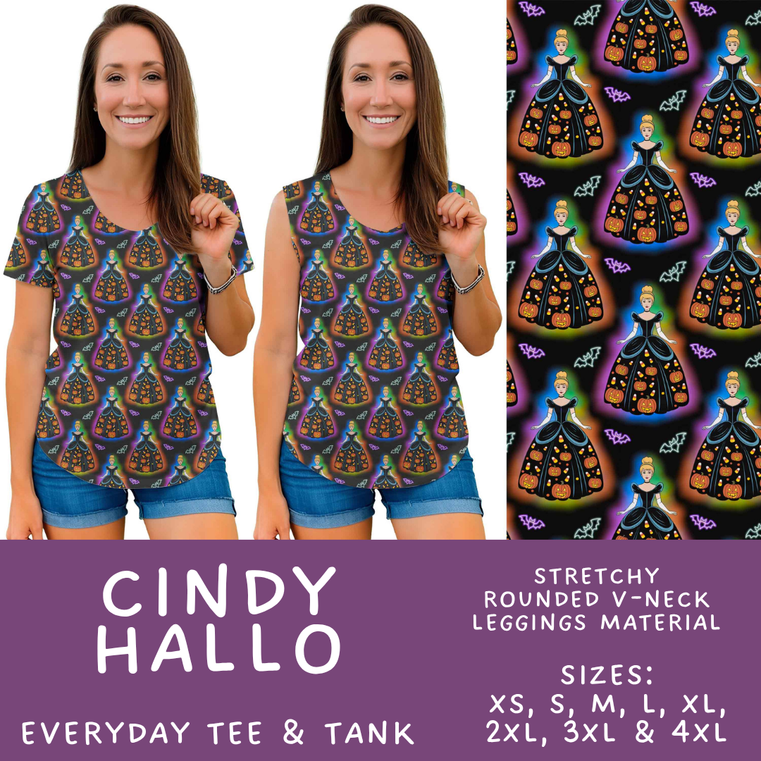 Batch #569 - Princess Halloween - Closes 8/14 - ETA early/mid Oct - Cindy Hallo Everyday Tank & Tee