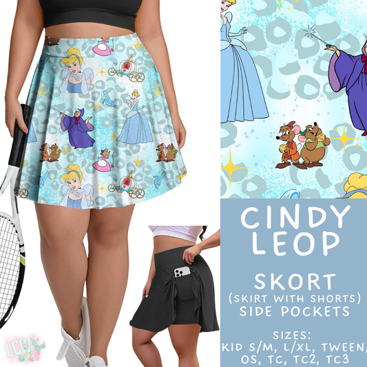 Batch #467 - Princess Leopard - Closes 12/24 - ETA late Feb - Cindy Leop Skort