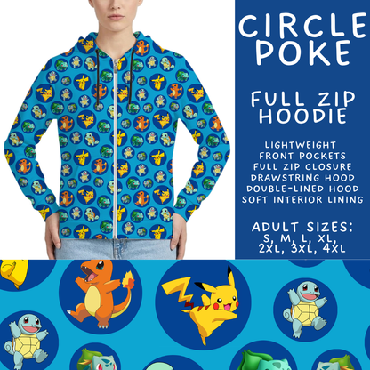 Batch #561 - June Request Run - Closes 7/27 - ETA late Sept - Circle Poke Full Zip Hoodie