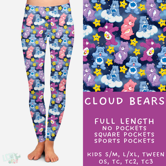 Ready To Ship - Cloud Bears Leggings