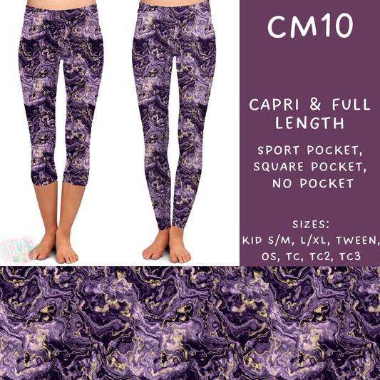 Ready To Ship - CM10 Capri Length Leggings OS