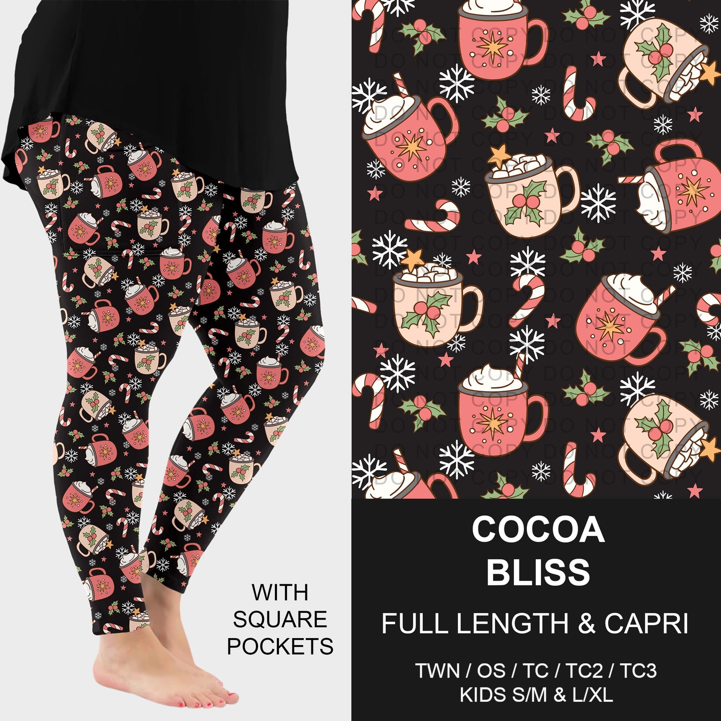 B311 - Preorder Cocoa Bliss Leggings w/ Pockets (Closes 9/06. ETA: mid Nov.)
