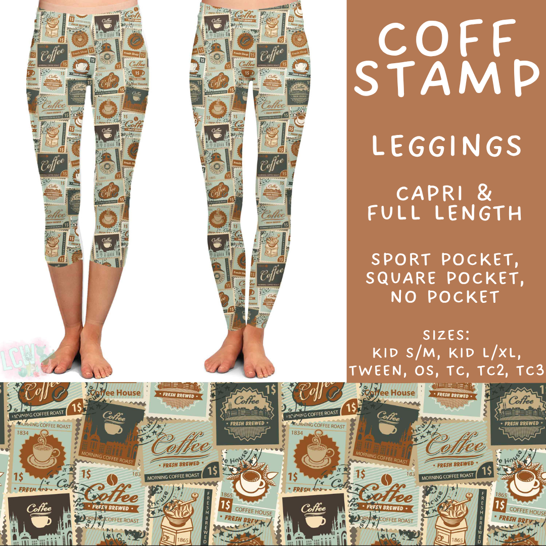 Batch #561 - June Request Run - Closes 7/27 - ETA late Sept - Coff Stamp Full and Capri Length Leggings