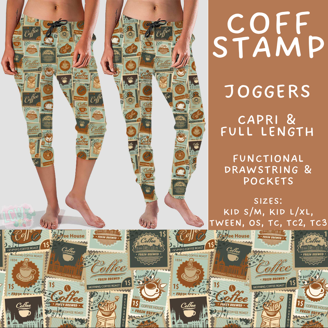 Batch #561 - June Request Run - Closes 7/27 - ETA late Sept - Coff Stamp Full and Capri Length Joggers