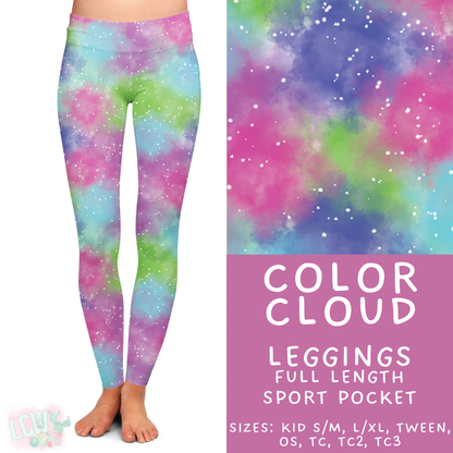 Batch #468 - Fun Run 18 - Closes 12/26 - ETA late Feb - Color Cloud Full Length Leggings