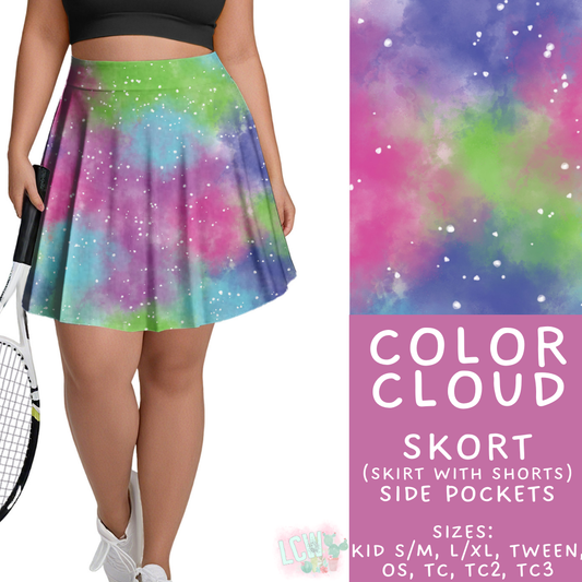 Batch #468 - Fun Run 18 - Closes 12/26 - ETA late Feb - Color Cloud Skort