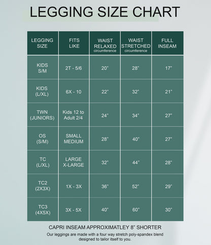 B309 - Preorder Watercolor Books Leggings w/ Pockets (Closes 8/23. ETA: late Oct.)