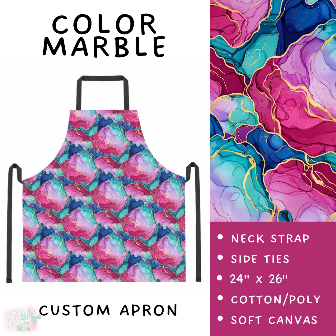 Batch #476 - Bake Off - Closes 1/16 - ETA early/mid March - Color Marble Apron