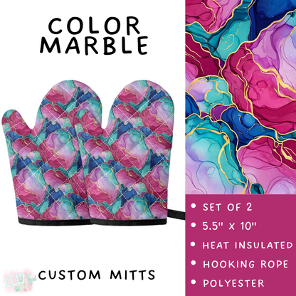 Batch #476 - Bake Off - Closes 1/16 - ETA early/mid March - Color Marble Oven Mitts