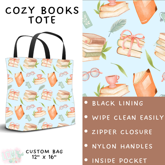 Batch #468 - Fun Run 18 - Closes 12/26 - ETA late Feb - Cozy Books Tote