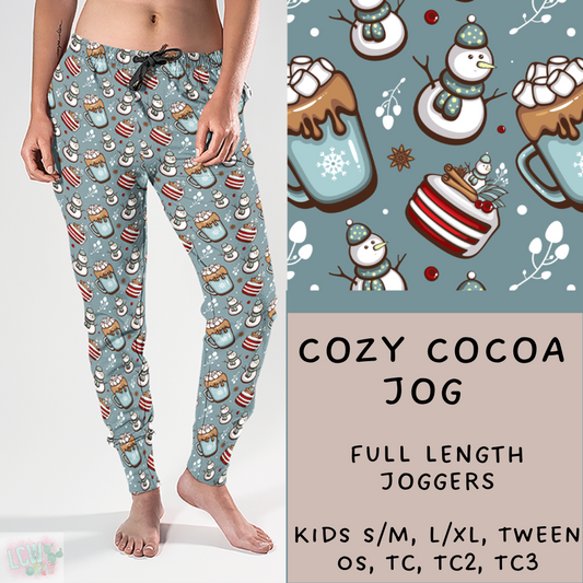 Batch #222 - Comfy Christmas - Closes 10/23 - ETA early Dec- Cozy Cocoa Full and Capri Length Joggers