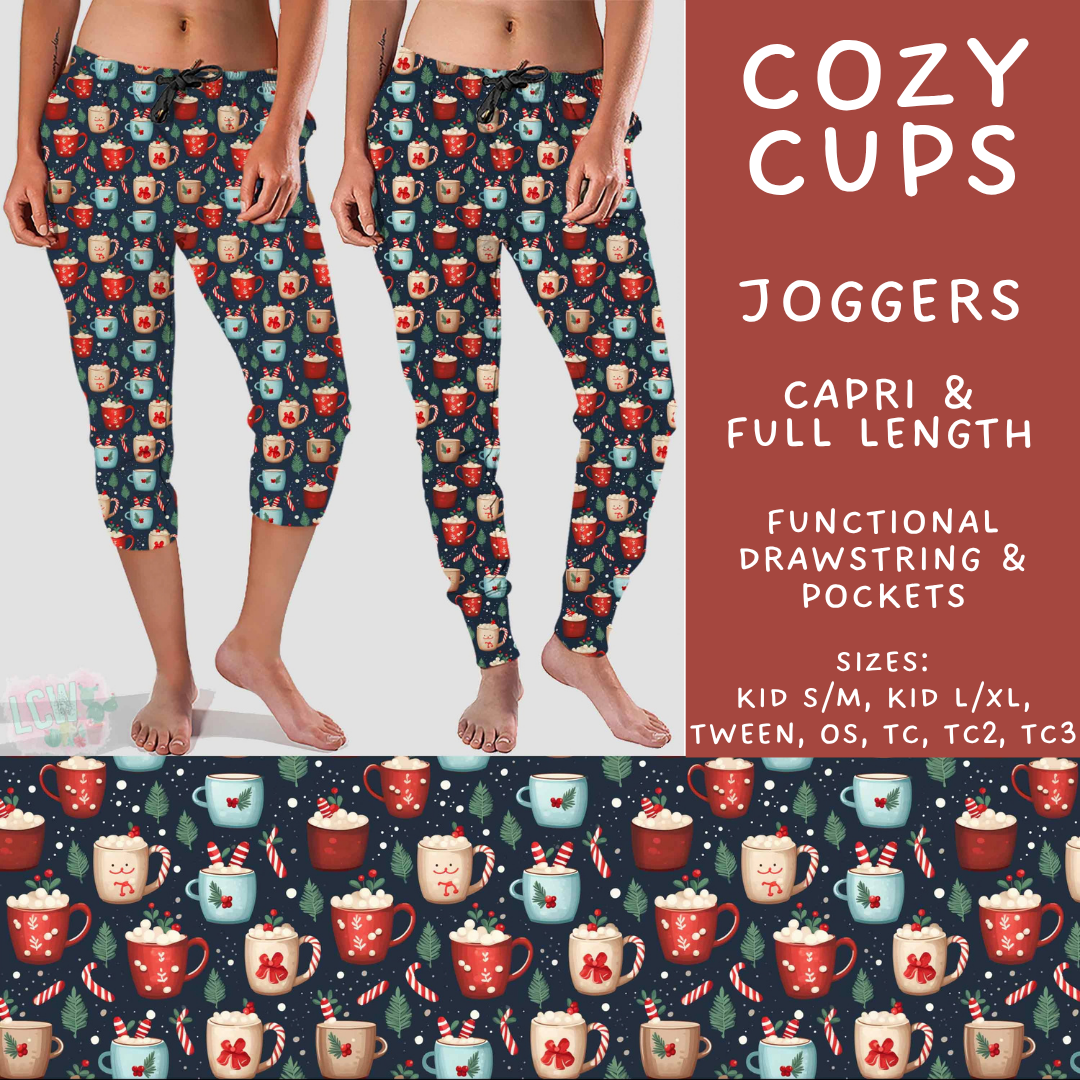 Batch #600 - Jingle all the Way 2 - Closes 10/19 - ETA early/mid Dec - Cozy Cups Full and Capri Length Joggers