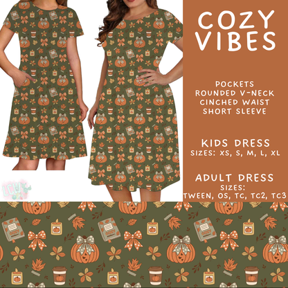 Batch #582 - Hello Fall 3 - Closes 9/7 - ETA early Nov - Cozy Vibes Adult & Kids Dresses