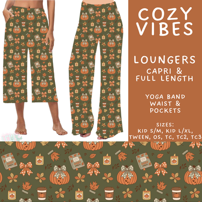 Batch #582 - Hello Fall 3 - Closes 9/7 - ETA early Nov - Cozy Vibes Capri and Full Length Loungers