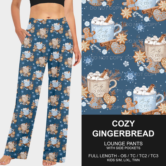 B188 - Preorder Cozy Gingerbread Lounge Pants (Closes 10/20. ETA mid Dec)