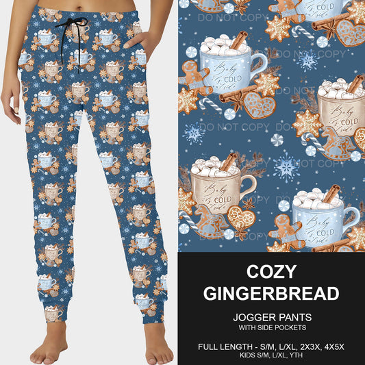 B188 - Preorder Cozy Gingerbread Joggers (Closes 10/20. ETA mid Dec)