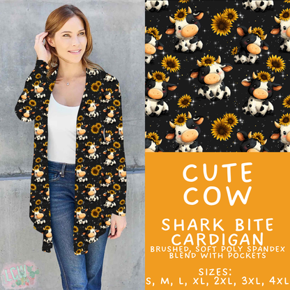 Batch #603 - September Request Run - Closes 10/26 - ETA mid/late Dec - Cute Cow Cardigan