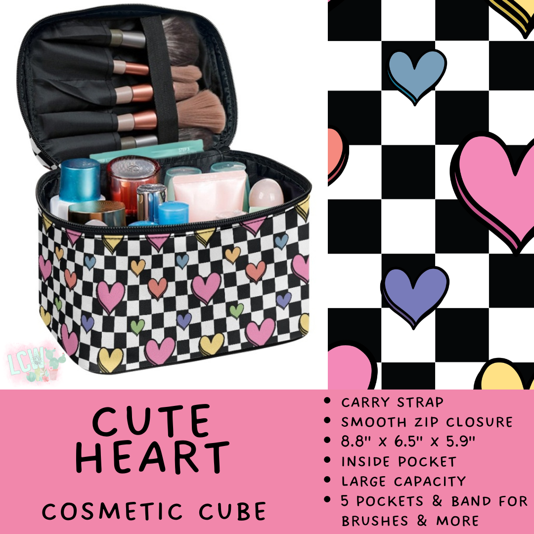 Batch #559 - Cosmetic Cube Collection - Closes 7/22- ETA late Sept - Cute Heart Cosmetic Cube