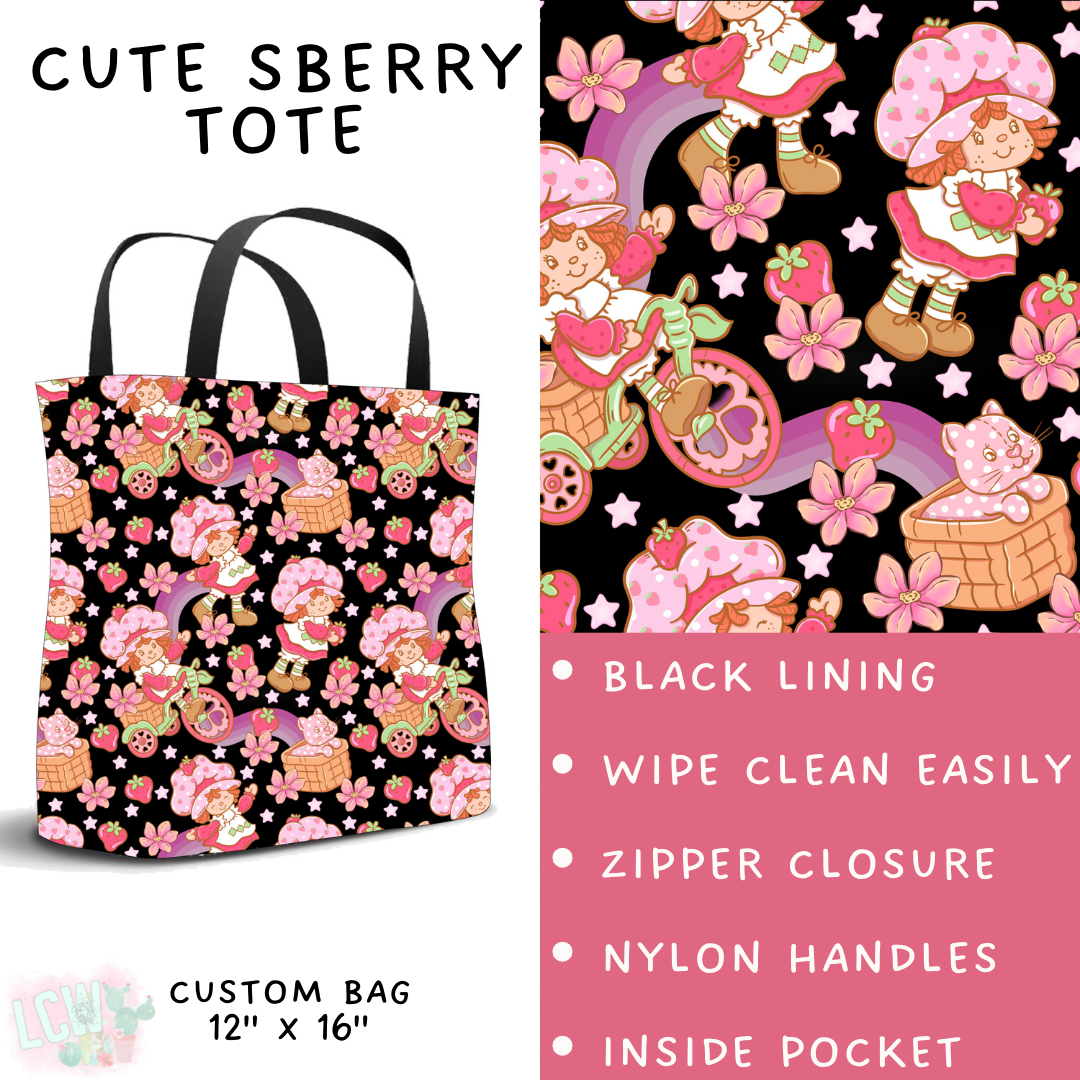 Batch #479 - Cool Characters 11 - Closes 1/21 - ETA mid/late March - Cute SBerry Tote