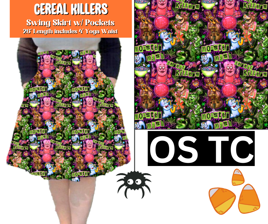 Cereal Killers Swing Skirt