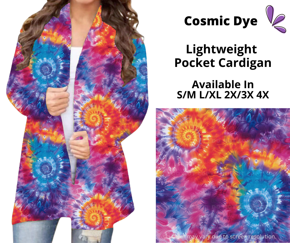 Preorder! Closes 3/5. ETA June. Cosmic Dye Pocket Cardigan