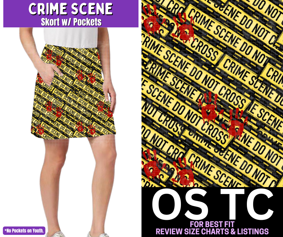 Crime Scene Skort