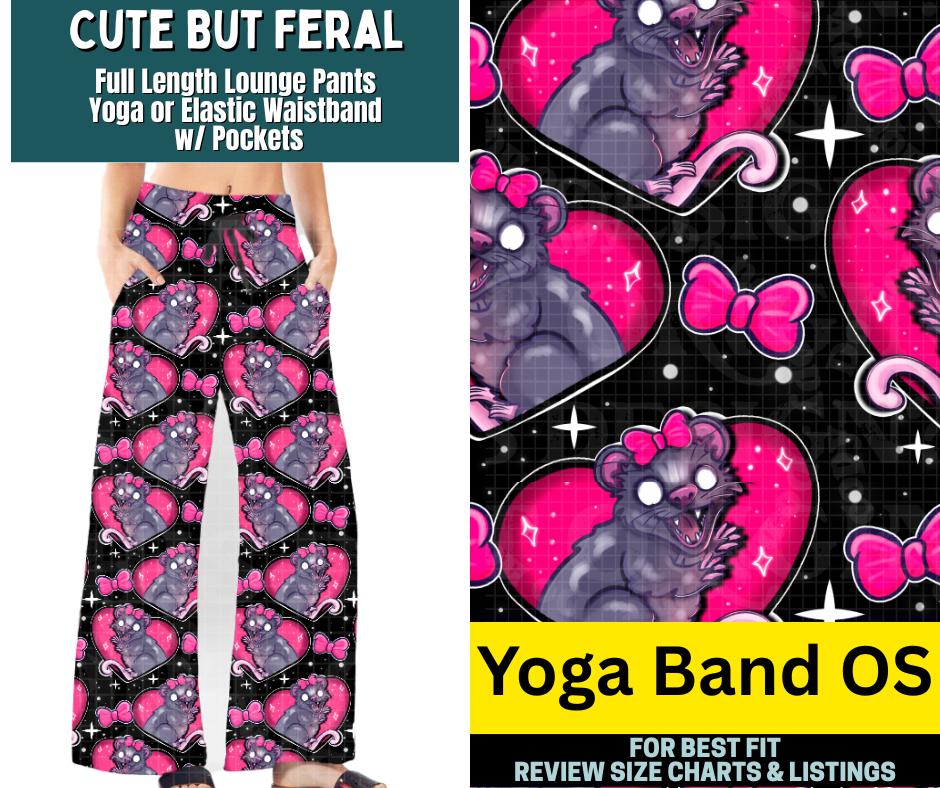 Cute But Feral Full Length Lounge Pants