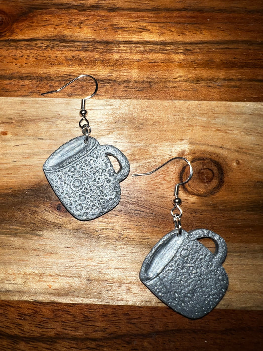 Moon Mug-  Hook Earring