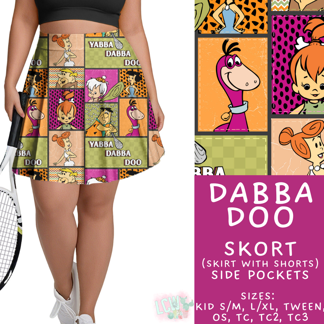 Batch #479 - Cool Characters 11 - Closes 1/21 - ETA mid/late March - Dabba Doo Skort