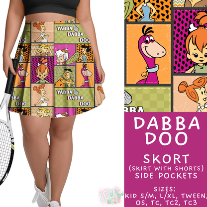 Batch #479 - Cool Characters 11 - Closes 1/21 - ETA mid/late March - Dabba Doo Skort