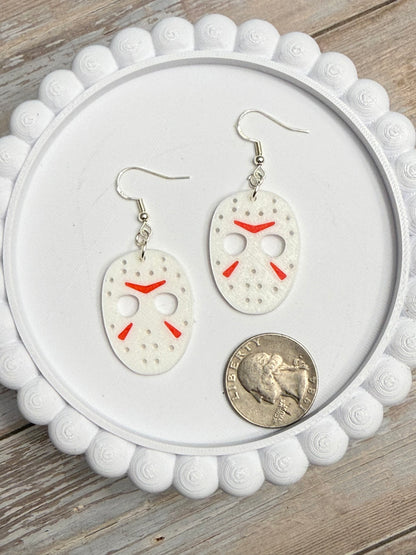 Jas Mask- 3D Printed Earrings