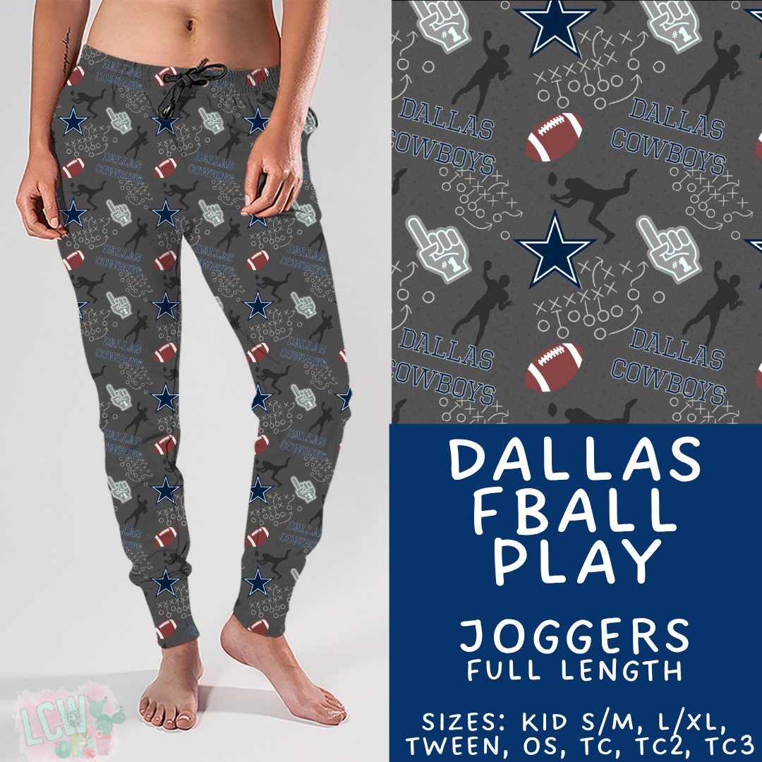 Ready To Ship - Dallas FBall Play Joggers - TC2