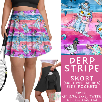 Batch #538 - Fun Run 23 - Closes 6/3 - ETA early August - Derp Stripe Skort