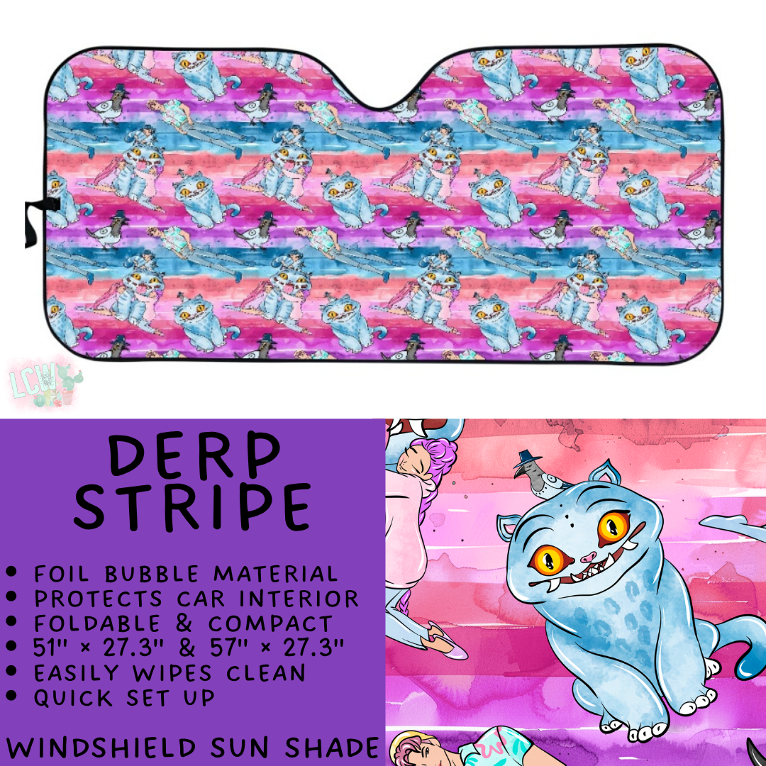 Batch #554 - Car Accessories 3 - Closes 7/10 - ETA early/mid Sept - Derp Stripe Windshield Sun Shade