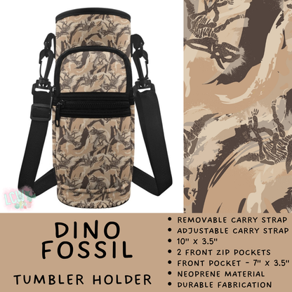 Batch #551 - Tumbler Holder 2 - Closes 7/3 - ETA early Sept - Dino Fossil Tumbler Holder
