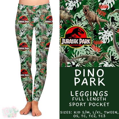 Batch #468 - Fun Run 18 - Closes 12/26 - ETA late Feb - Dino Park Full Length Leggings