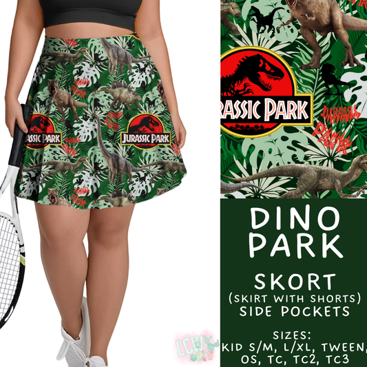 Batch #468 - Fun Run 18 - Closes 12/26 - ETA late Feb - Dino Park Skort