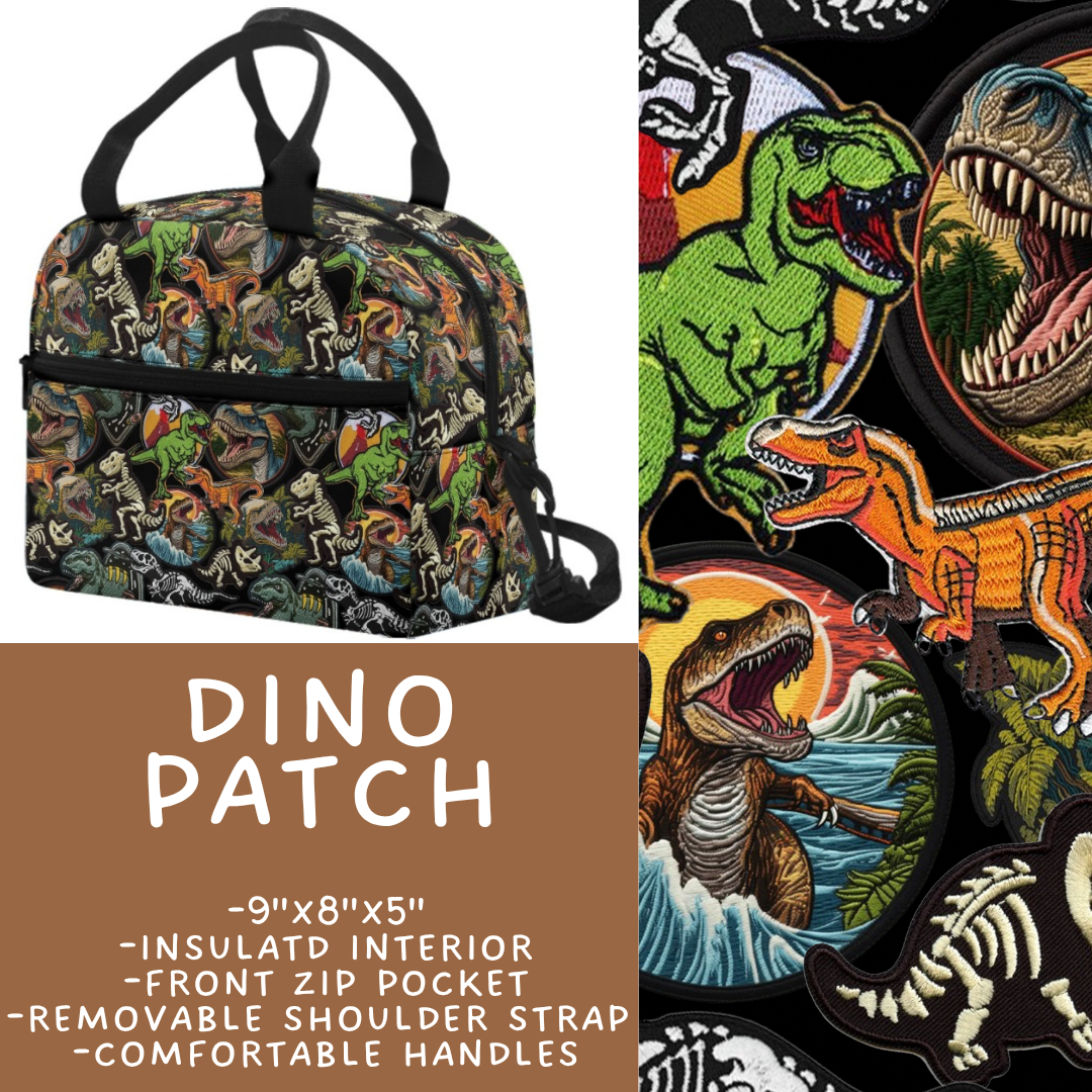 Batch #545 - Back to School 3 - Closes 6/19 - ETA early/mid August - Dino Patch Lunch Box