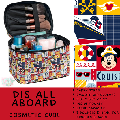 Batch #559 - Cosmetic Cube Collection - Closes 7/22- ETA late Sept - Dis All Aboard Cosmetic Cube